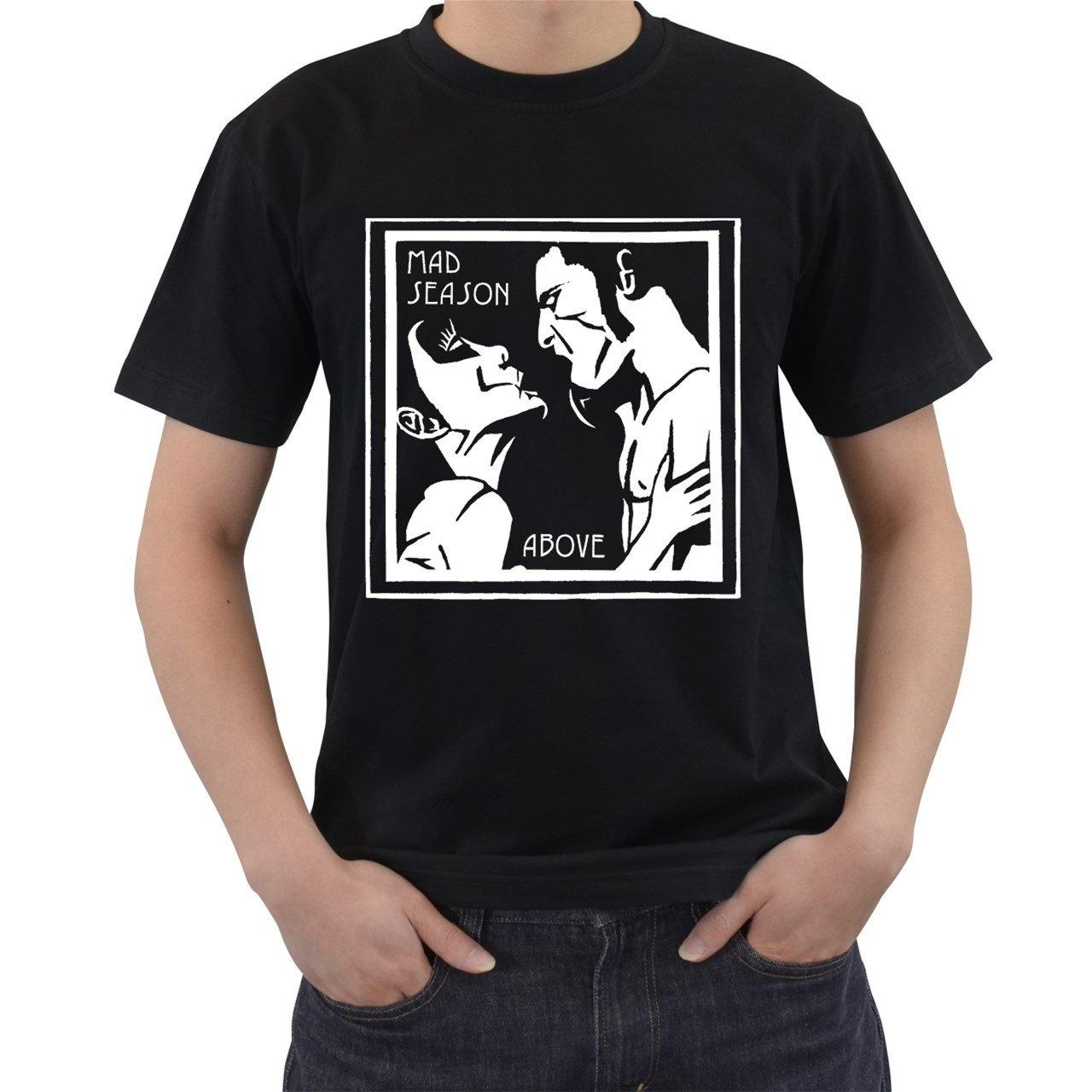 Mad Season Above Rock Band Music T-Shirt Short Sleeve Black Size M XXXXXL чёрный