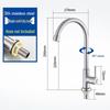 304 Stainless Steel Single Cold Kitchen Faucet