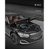 1/24 BMW THE 7 760Li Miniature Diecast Toy Car Vehicle Model 1:24 Pull Back Sound & Light Doors Openable Collection Gift Kid