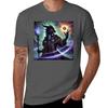 Black Dragonborn Warlock TShirt Daily Work Short Sleeve Top