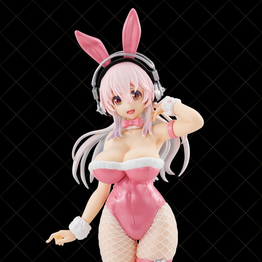 Super Sonico BiCute Bunnies Figure - Pink Ver. - Figure