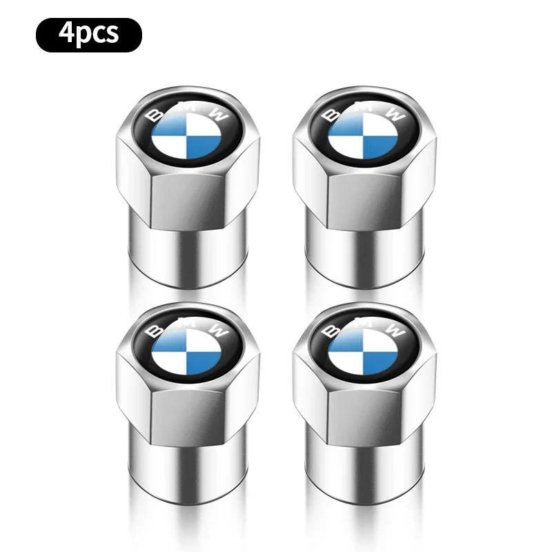 4pcs Metal Car Wheel Tire Valve Air Stem Cap Covers For BMW M M3 M5 F10 F30 F20 E28 E30 E34 E36 E39 E46 E91 Performance X1 X2 X5