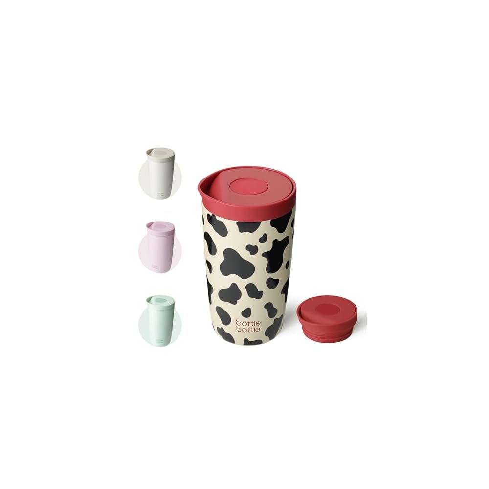 BOTTLE BOTTLE Tumbler 350ml, One-Touch Open/Close, Leak-Proof, Vacuum Insulated, Keeps Drinks Hot