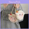 Kids Girls Mini Handcrafted Sheep Woven Crossbody Bag With Phone Pocket