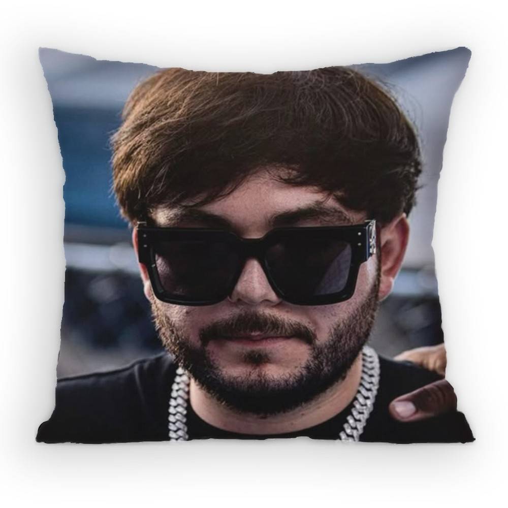 

Singer Tito Double P Pillow Case Sofa Living Room Bedroom Headboard Backrest Cushion Square Cushion Nap Time 30x30 cm