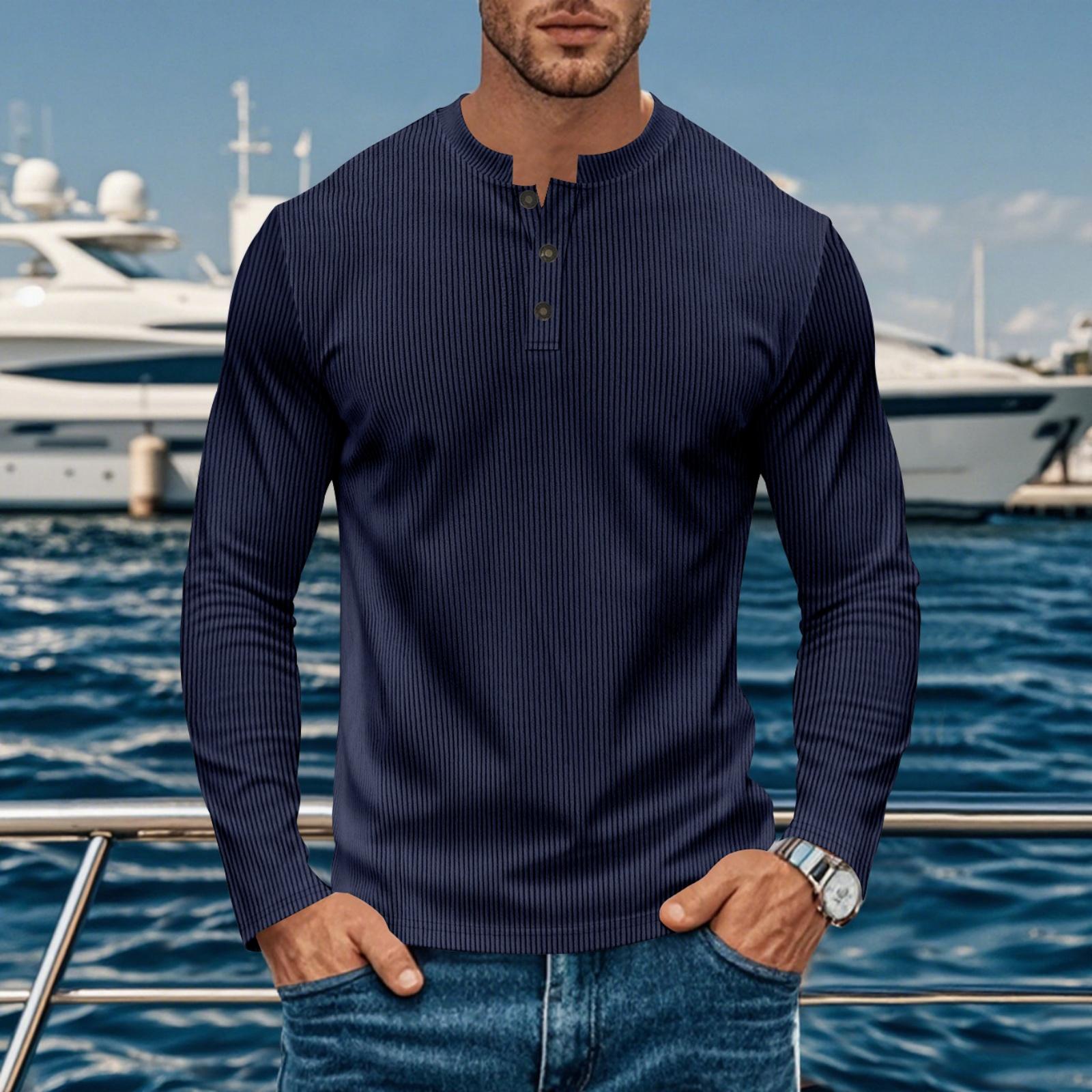 

Men s Outdoor Versatile Casual Corduroy Shirt Top Color Long Sleeves XL Темно-синій