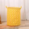 Borsa per riporre giocattoli per la casa Cesto portaoggetti in tessuto per camera da letto Organizzatore pieghevole per biancheria con manico per bagno Camera da letto