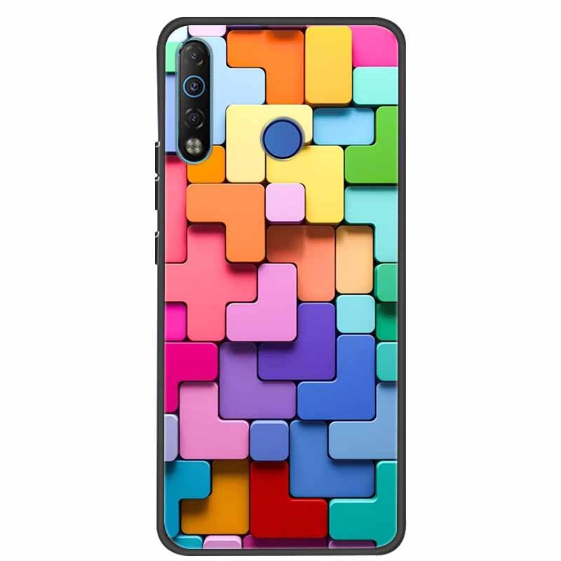 Case For TECNO Camon 12 Air Luxury Silicone Soft Shockproof TPU Back Cover for Tecno Camon 12 CC6 Case Camon12 Funda Love Coque