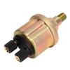 Diesel Generator Oil Pressure Sensor 1 8NPT Gold Matte Double Head Oil Pressure Sensor for VDO 0‑10Bar