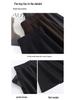 2025 Autumn/Winter Wool Cashmere High-Waisted A-Line Pocket Skirt, Mid-Length.