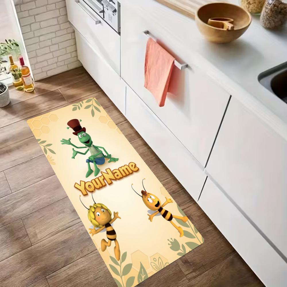 Biene Maja Customize Your Name Kitchen Rug Runner Rug Laundry Mat Hallway Entryway The Best Gift Choice