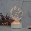 Plastic Base 3D Led Sensor Night Light Creative Children's Lamp  Led Lamp for Home