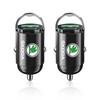 Micro Car Quick Charger Vehicle Cigarette Lighter Convert Plug Car Accessories For Skoda Octavia Superb Rapid Kodiaq Karoq Fabia Kamiq Roomster Citigo