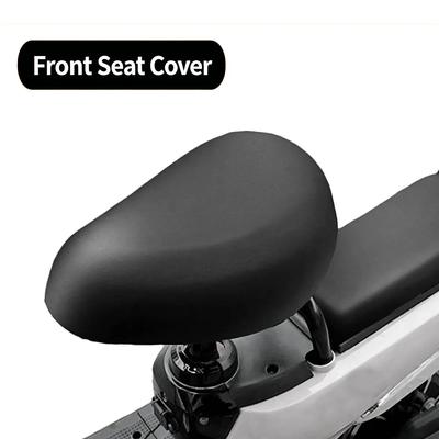 Elastic Jacquard Leather Seat Cover All-Season Saddle Protector Front Rear For Electric Bicycle Motorcycle Cycling Cushion