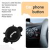 For MINI 2007-2014 Steering Wheel Switch Button Cover Car Accessories For Models R55 R56 R57 R58 R59 R60 R61 Phone Button