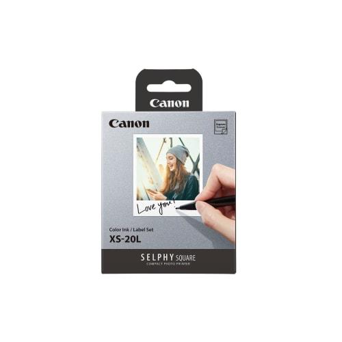 Color Ink/label Set for Canon SELPHY SQUARE QX10 XS-20L
