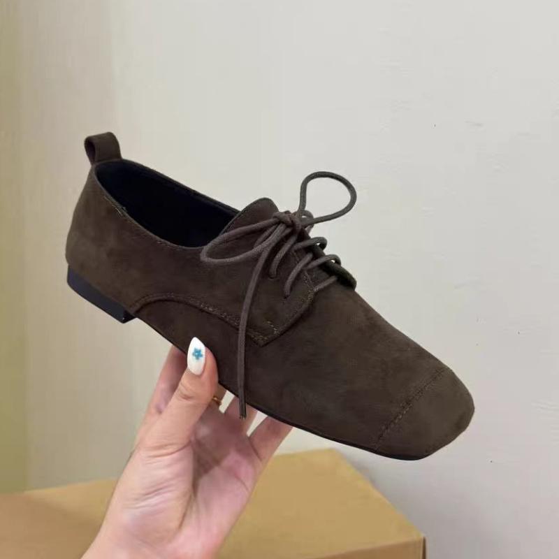 Fashion Women Flats Shoes Square Toe Loafers Fashion New Sandals 2025 Autumn Casual Sneakers Walking Sport Lace Up Running Zapatos Mujer