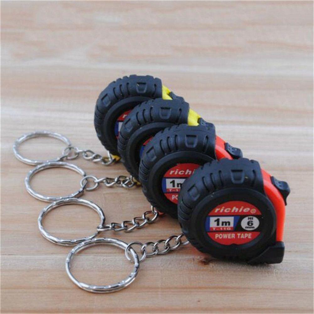 

SAE Ruler 1m/3.28Ft Key Metric Chain Measure Tape Retractable Ruler Pocket разноцветный