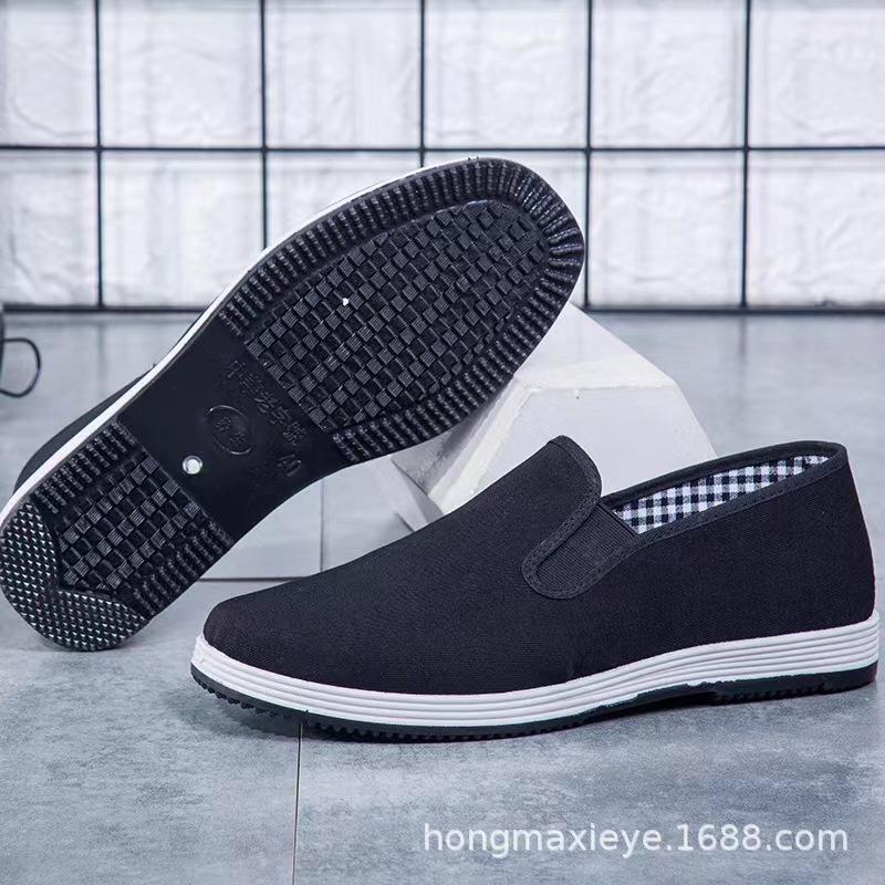 

Новые весенне-летние старомодные тканевые туфли с утолщенной нескользящей и износостойкой подошвой, рабочая обувь, обувь для защиты труда, повседневная и модная 40