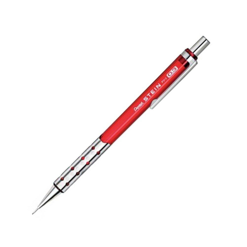 

Pentel Mechanical Pencil Stein Sharp Clear Red Shaft 0.3mm P313-CB