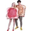 Halloween Couples Food Costume Set With Composite Fabric For Stage Performance