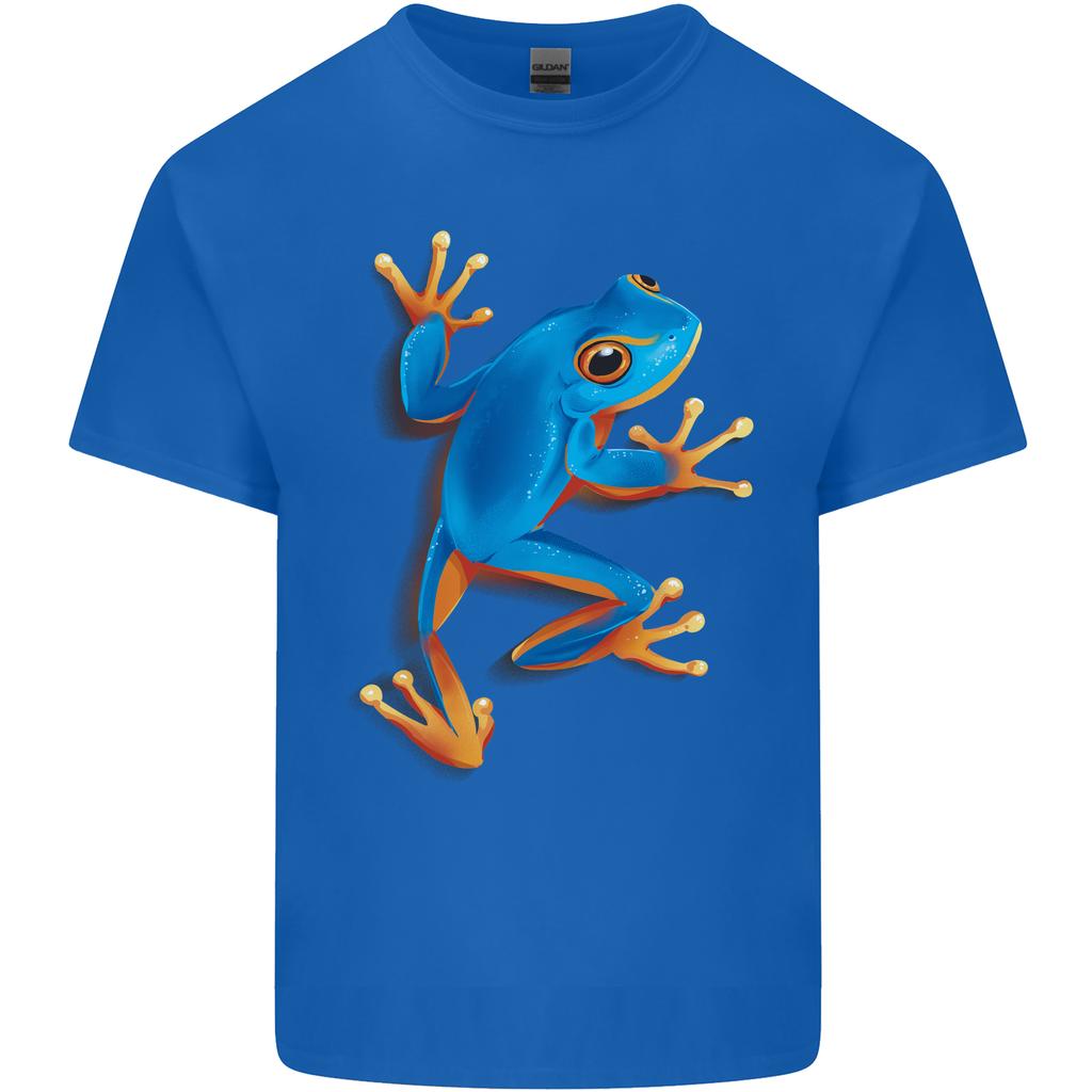 A Cool Frog Climbing Up Unisexs Light Cotton Tshirt
