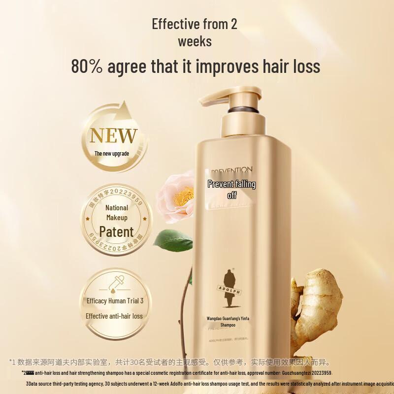 

Adolph Ginger Anti-Hair Loss & Oil Control Shampoo