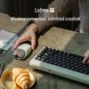 Lofree 1970S Retro Round Dot Mechanical Keyboard