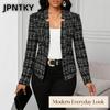 JPNTKY Damskie Vintage Casualowe Jesienno-Zimowe Kurtki & Płaszcze z Długim Rękawem
