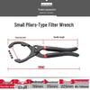 Ball Head Pliers Oil Filter Wrench Tool for Oil Change and Filter Removal