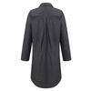 Women's Fashion Casual  Solid Color Lapel Single-Breasted Panel Straight Long Sleeve Loose Pocket  Cotton Shirt Dress