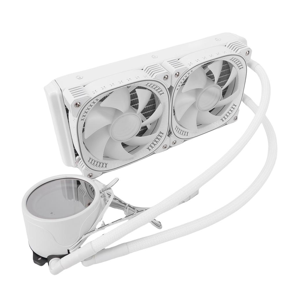 ARGB Liquid CPU Cooler Support for AM4 AM5 2.2 Inch LCD Temperature Display Close   AIO Liquid Cooler with 240mm