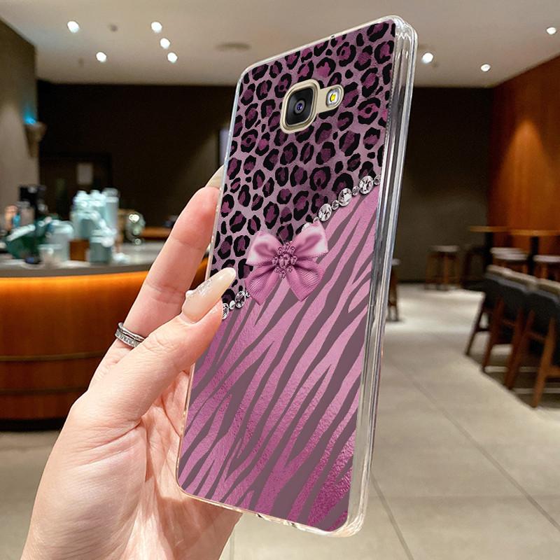 For Samsung Galaxy A5 2016 A3 2016 A7 2017 Case Flower Butterfly Soft Silicone Clear TPU Cover For Samsung A3 A5 2017 Cases Capa