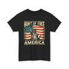 Liberty & Justice T-Shirt | Proud Veteran American Flag Shirt | Home of Free Tee
