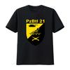 PzBtl 21 Panzerbataillon Bundeswehr Bw Wappen Abzeichen Emblem T-Shirt für Mode Freizeit Vintage Gewaschenes Oberteil für den täglichen Gebrauch