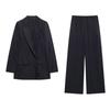 Fashion Style 2024 Autumn New Women's Clothing Wrinkle Casual Easiest for Match Suit Outwear Wide Leg Pants 8020759