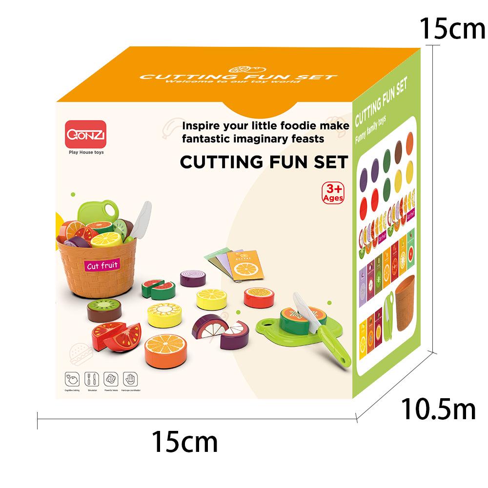 Fun Kitchen Kids' Educational Vegetable Cutting Toy Set