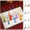 Good Luck DIY Zodiac Horse Keychain Tassel New Year Pendant  Bag Charm
