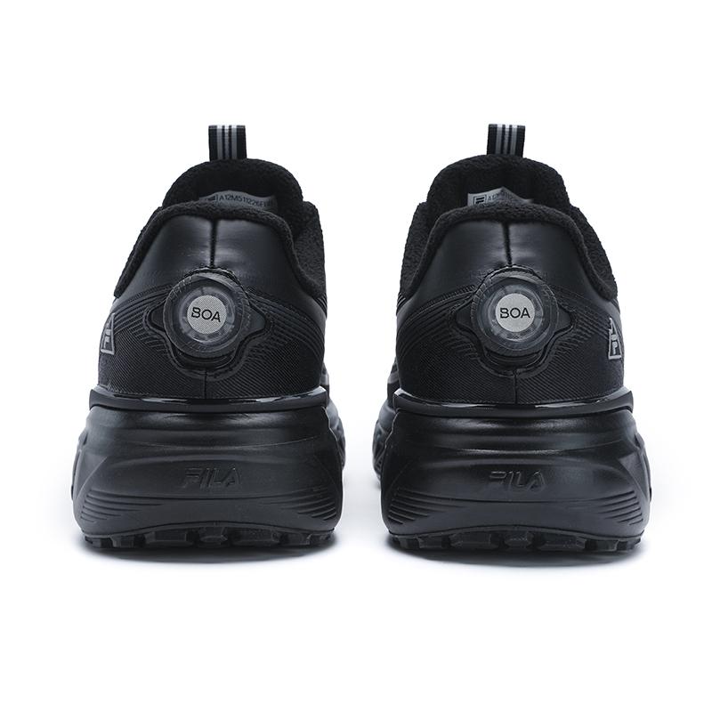 FILA BOA EXPLORER Wear resistant And Lightweight Low top Running Shoes Men's Black A12M511226FBB