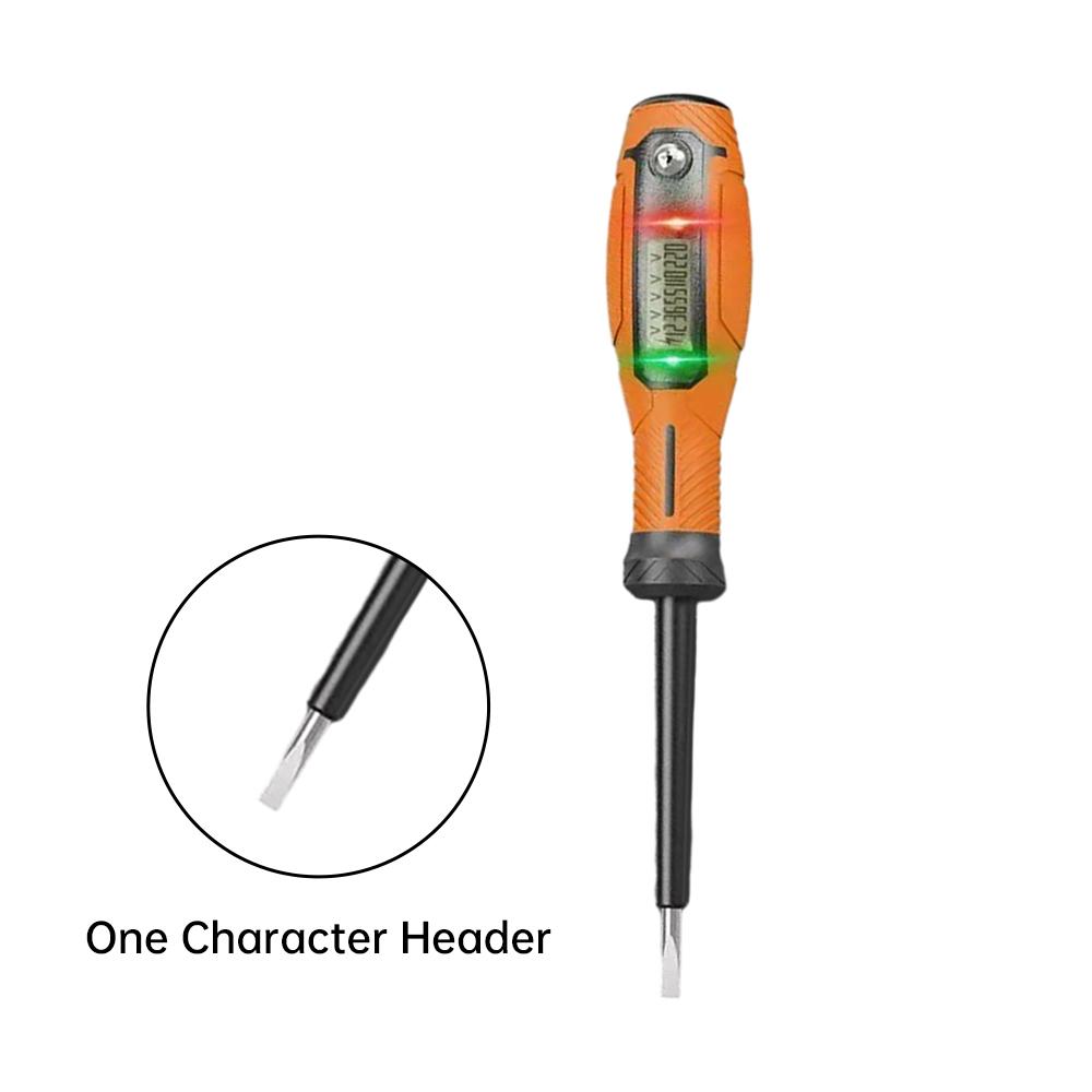 12-220V Non-Contact Screwdriver Voltage Tester Pen LCD Display Screen Voltmeter Detector Electrical Pen Voltage Indicator
