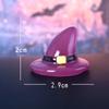 Figurine Miniature Funny Luminous Ghost Micro Landscape Ornaments Mini Figurines for Halloween Decorations Home Desk Room Decor