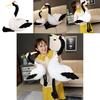 Lebensechter Plüsch Schwarzer Schwan Stofftier Spielzeug Dekorative Puppe 50cm 80cm Größe