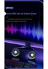 RGB Bluetooth Desktop Multimedia Speakers with Subwoofer