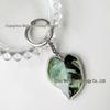 Creative Acrylic Leaf Keychain Earphone Bag Pendant Ornament