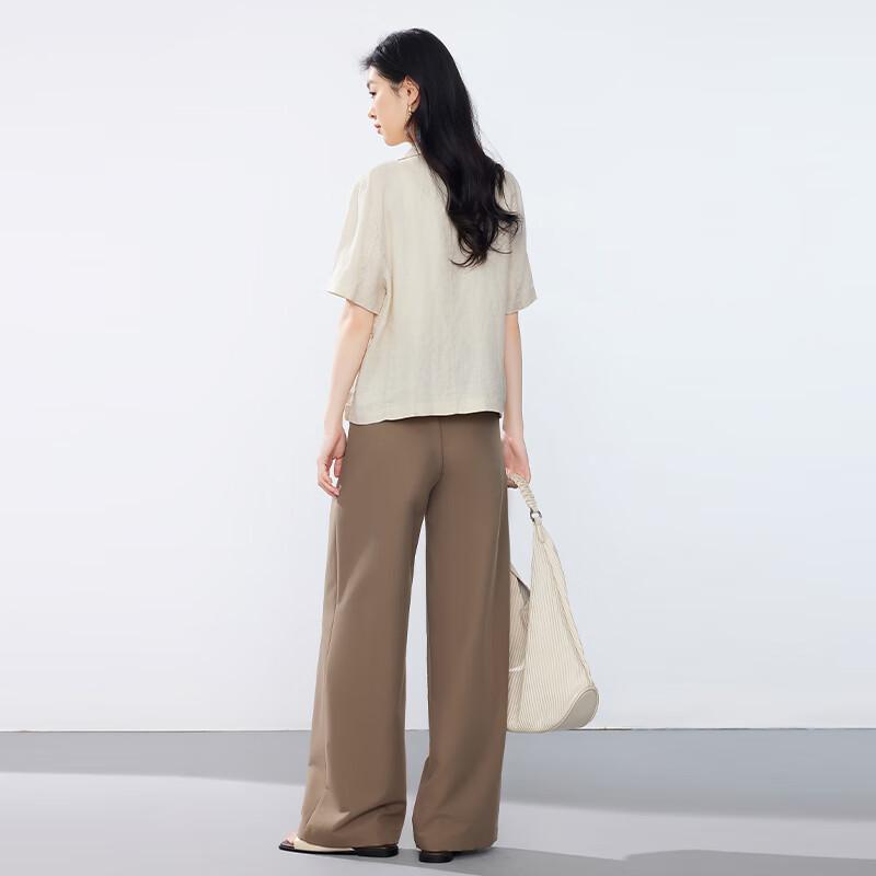 JOY SPEAKER Women's 2025 Summer High-Waist Loose Wide-Leg Casual Pants