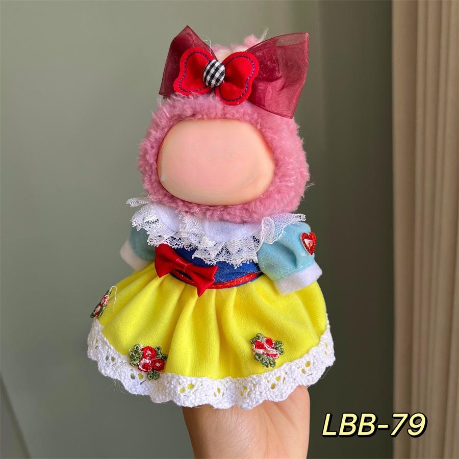 Nadaje się tylko dla 17cm Labubu Cloth, lalek winylowych, pluszaków i innych ubrań do noszenia