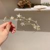 Headwear Non-slip Girls Rhinestone Women Crystal Hairbands Braided Tool Hollow Leaves Star Headband