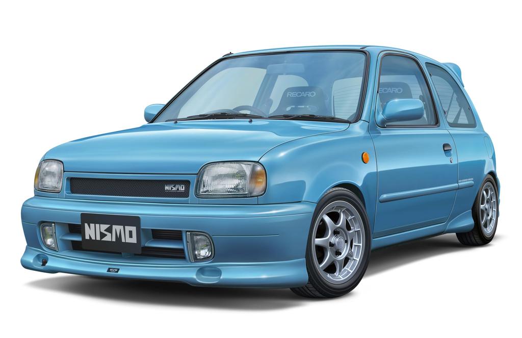 1/24 Inch-Up Series No. 1006 NISSAN MARCH (K11) with NISMO Parts, NISMO 40th Anniversary, Assembly Case Included, Plastic Model