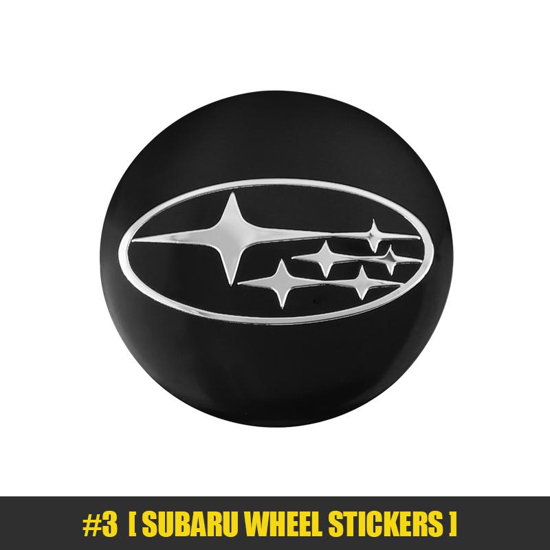 4pcs Car Wheel Center Hub Cap Rim Cover Stickers For Subaru Outback Crosstrek XV Forester BRZ Legacy Impreza WRX 2006 STI Ascent uyu8