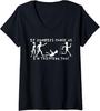 If Zombies Chase For Real Us I'm Tripping You Ladies' V-Neck Tshirt Unisex T-Shirt